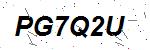 CAPTCHA verification image containing distorted text characters