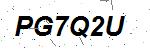CAPTCHA verification image containing distorted text characters