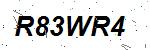 CAPTCHA verification image containing distorted text characters