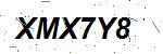 CAPTCHA verification image containing distorted text characters