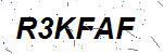 CAPTCHA verification image containing distorted text characters