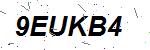 CAPTCHA verification image containing distorted text characters