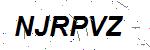 CAPTCHA verification image containing distorted text characters