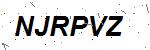 CAPTCHA verification image containing distorted text characters