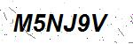 CAPTCHA verification image containing distorted text characters