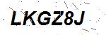 CAPTCHA verification image containing distorted text characters
