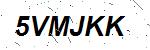 CAPTCHA verification image containing distorted text characters