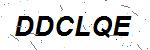 CAPTCHA verification image containing distorted text characters