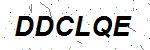 CAPTCHA verification image containing distorted text characters