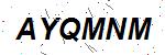 CAPTCHA verification image containing distorted text characters