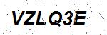 CAPTCHA verification image containing distorted text characters