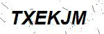 CAPTCHA verification image containing distorted text characters