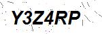 CAPTCHA verification image containing distorted text characters