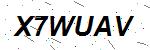 CAPTCHA verification image containing distorted text characters