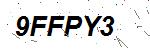 CAPTCHA verification image containing distorted text characters
