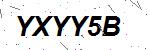 CAPTCHA verification image containing distorted text characters