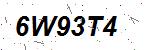 CAPTCHA verification image containing distorted text characters