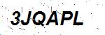 CAPTCHA verification image containing distorted text characters