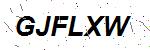 CAPTCHA verification image containing distorted text characters