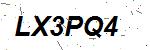 CAPTCHA verification image containing distorted text characters
