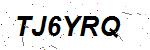 CAPTCHA verification image containing distorted text characters