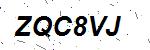 CAPTCHA verification image containing distorted text characters