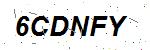CAPTCHA verification image containing distorted text characters