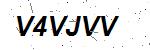 CAPTCHA verification image containing distorted text characters