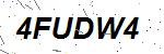 CAPTCHA verification image containing distorted text characters