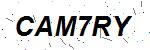 CAPTCHA verification image containing distorted text characters