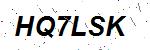 CAPTCHA verification image containing distorted text characters