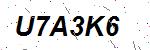 CAPTCHA verification image containing distorted text characters