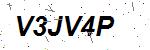 CAPTCHA verification image containing distorted text characters