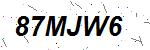 CAPTCHA verification image containing distorted text characters
