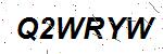 CAPTCHA verification image containing distorted text characters