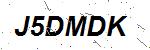 CAPTCHA verification image containing distorted text characters
