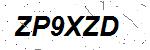 CAPTCHA verification image containing distorted text characters