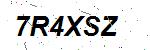 CAPTCHA verification image containing distorted text characters