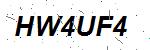 CAPTCHA verification image containing distorted text characters