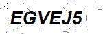 CAPTCHA verification image containing distorted text characters