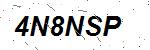 CAPTCHA verification image containing distorted text characters