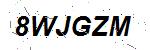 CAPTCHA verification image containing distorted text characters
