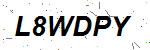 CAPTCHA verification image containing distorted text characters