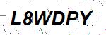 CAPTCHA verification image containing distorted text characters
