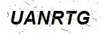 CAPTCHA verification image containing distorted text characters