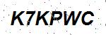 CAPTCHA verification image containing distorted text characters