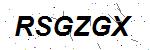 CAPTCHA verification image containing distorted text characters