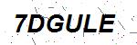 CAPTCHA verification image containing distorted text characters