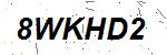 CAPTCHA verification image containing distorted text characters