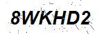 CAPTCHA verification image containing distorted text characters